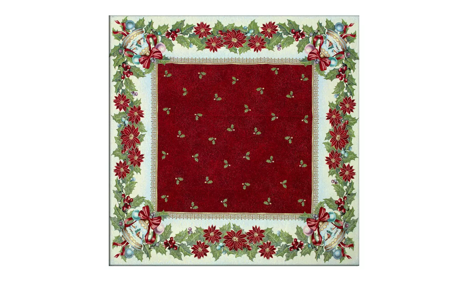 Centrotavola Natalizio in tessuto gobelin