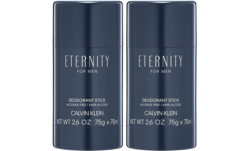 Image 2: One or Two Packs of Calvin Klein Eternity for Men Deodorant Stick 75g