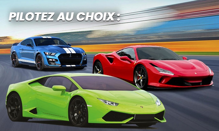 De l'adrénaline pure : pilotage voiture de sport avec Cadeau Pilotage