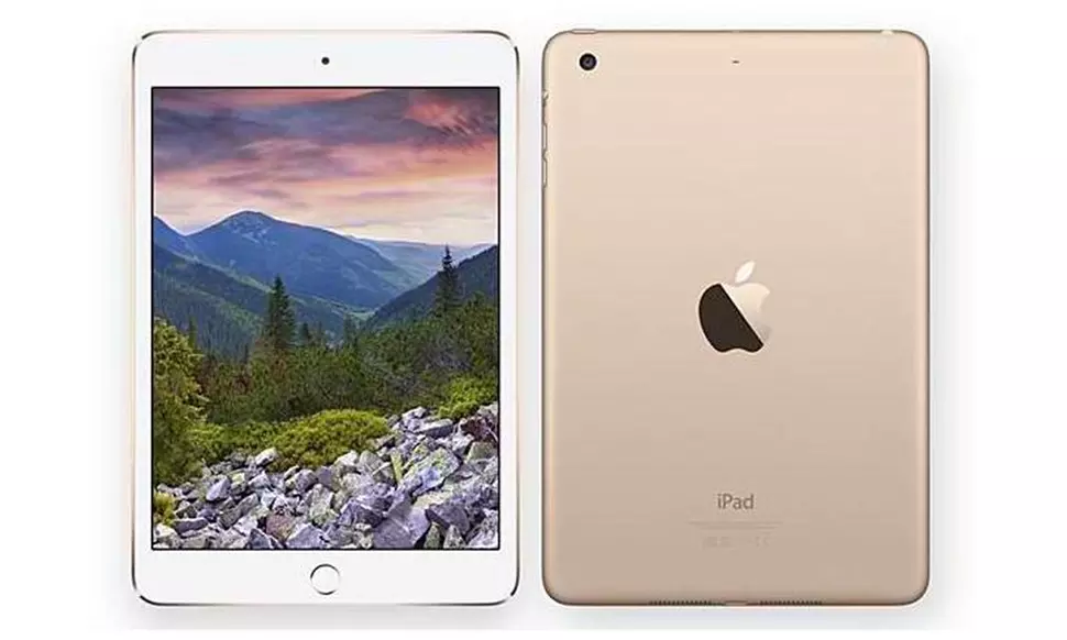 Apple iPad Mini 3 7.9" Tablet with WiFi and Optional 4G Carrier or Unlocked (Scratch & Dent) - Second Medium