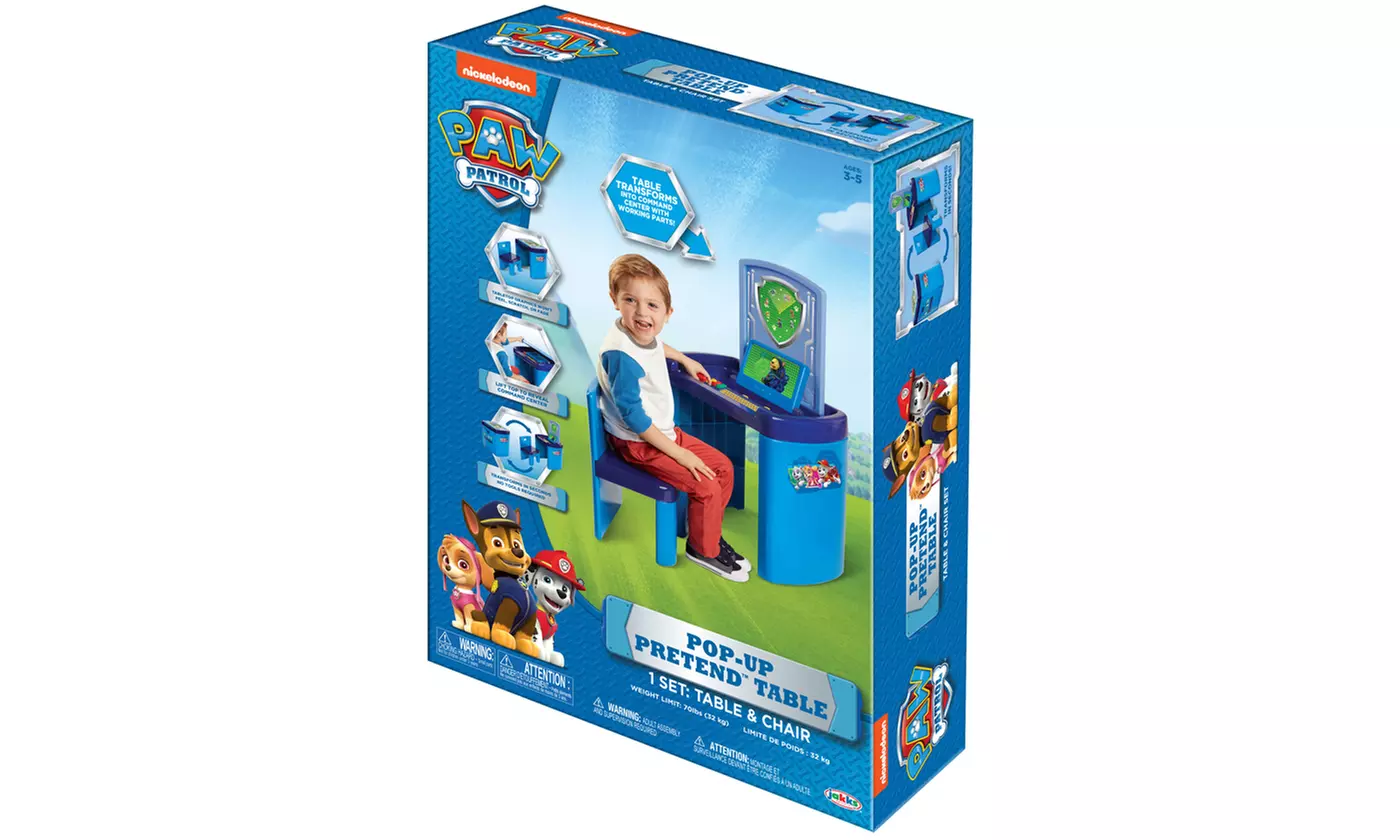Paw Patrol Pretend N' Play Activity Table Set with One Chair - Second Medium