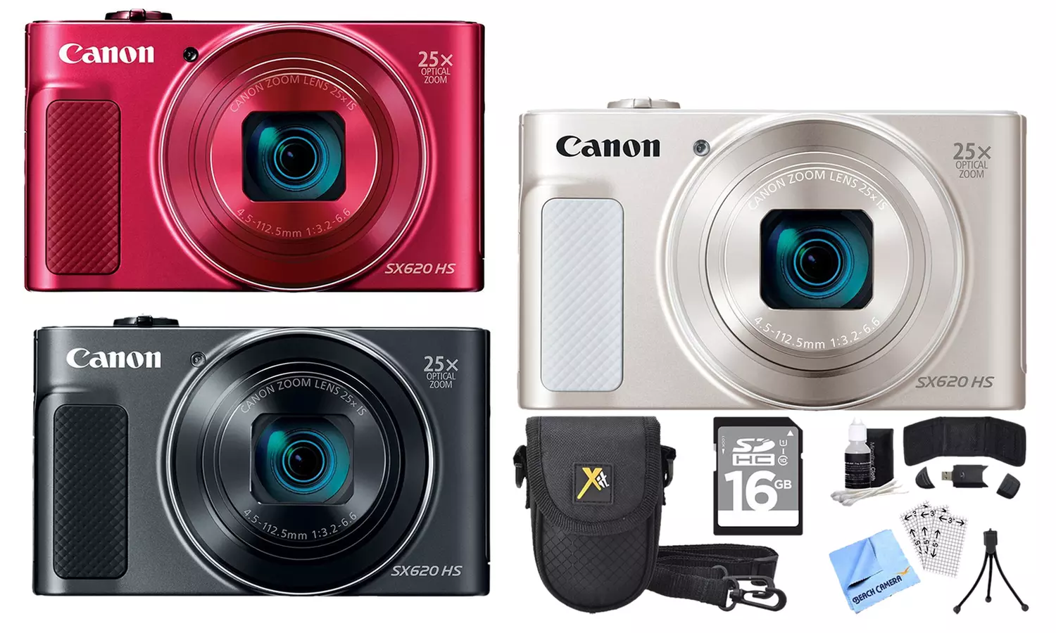 Canon PowerShot SX620 HS 20.2MP Digital Camera Bundle - Primary Image