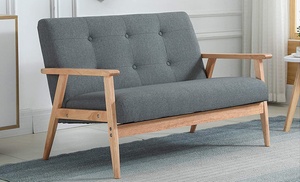 Homcom Two- or Three-Seater Tufted Sofa