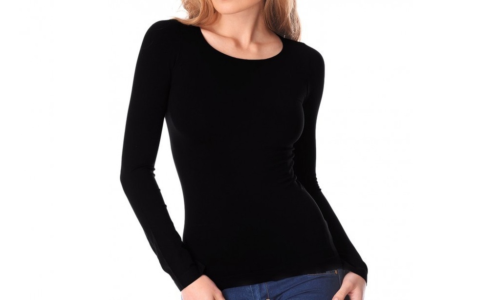 Set da 1, 2 o 3 maglie da donna con fodera in pile