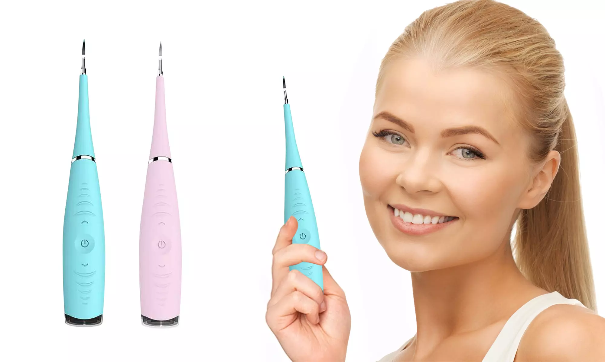 Bright Whites Portable Electric Dental Scaler with Calculus Remover - Primary Image