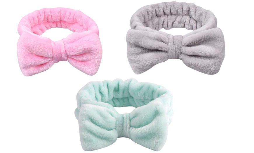 Image 17: Bow Plush Headband