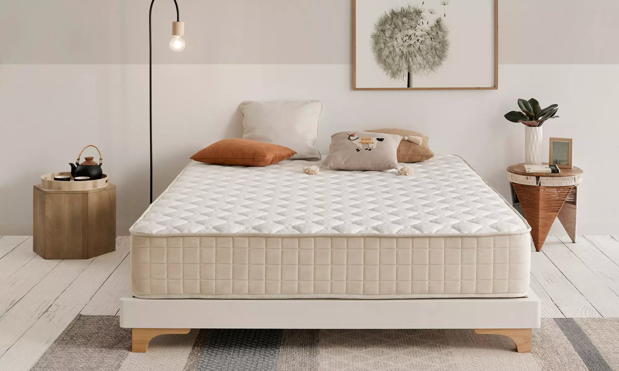 Visco-Gel-Matratze mit 12 Zonen