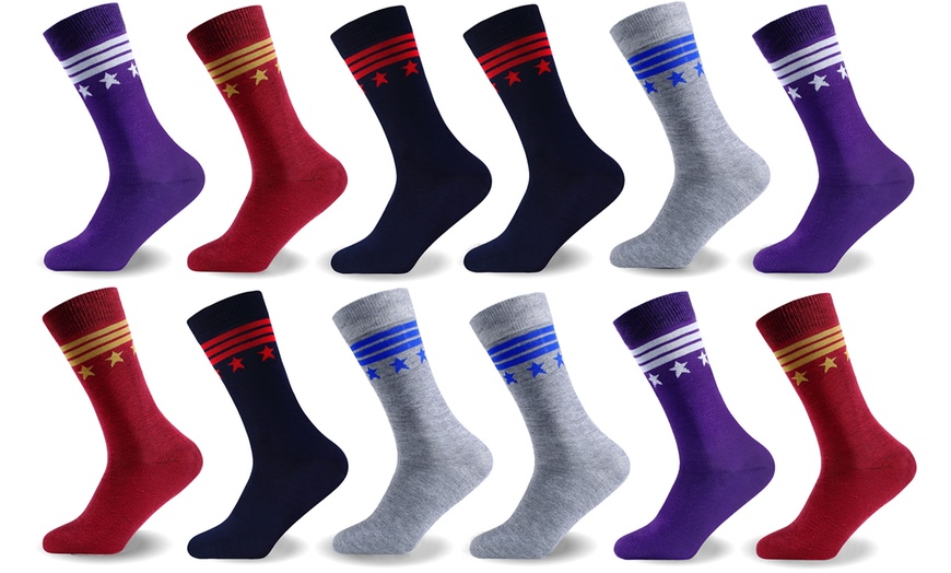 Image 7: Men's Funky Socks 12-Pack