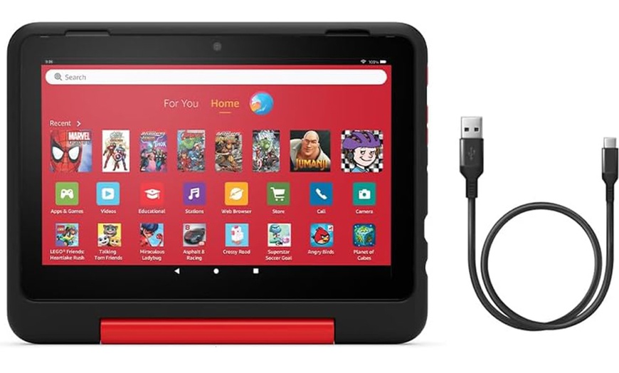 Image 11: New Amazon Fire HD 8 Kids Pro Tablet (2024) - 8'' HD Display, 32GB, 3GB RAM  