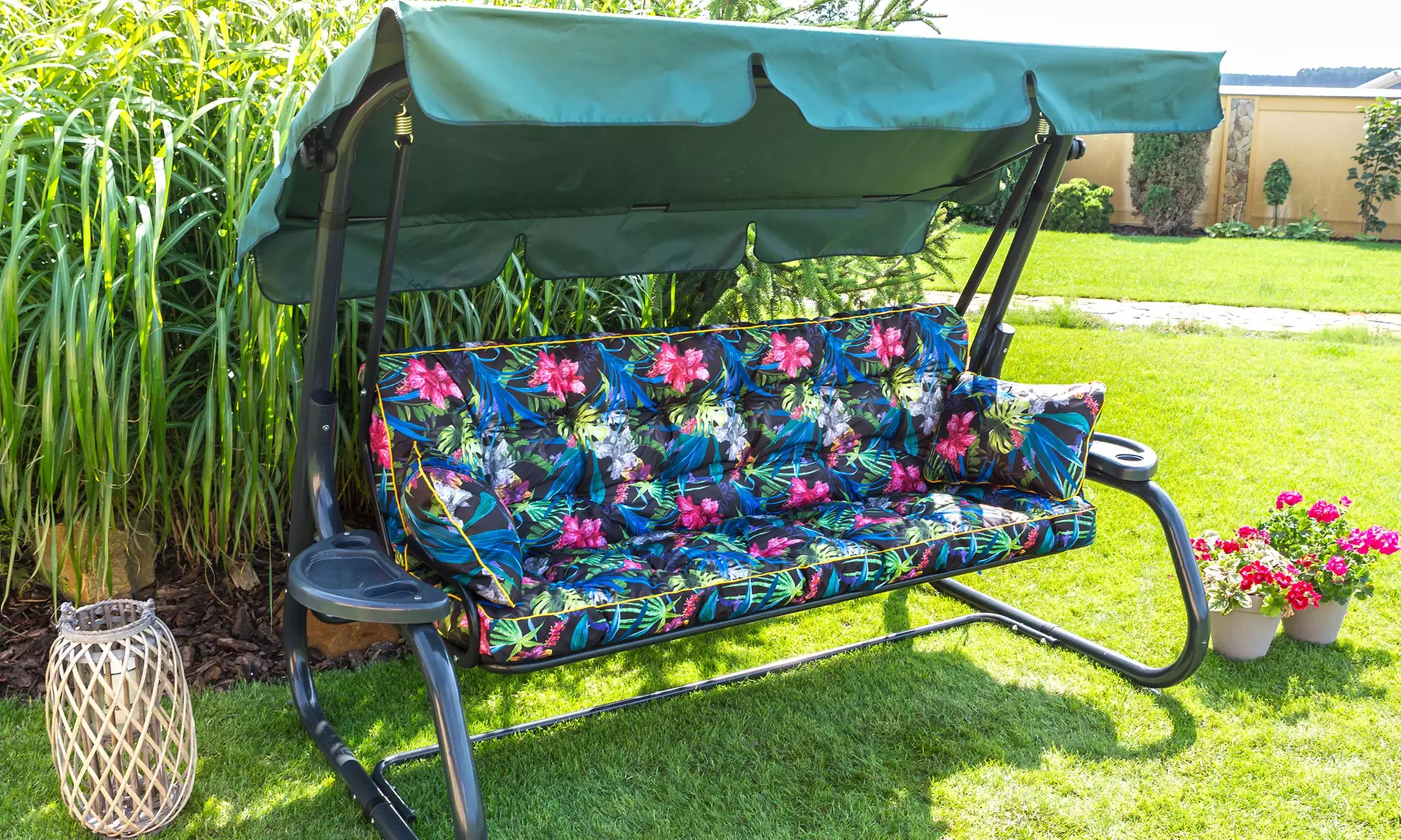 Matelas rembourré pour balançoires et bancs de jardin de 150 x 109 cm de Hobbygarden - Primary Image