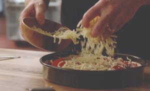 Deep dish pizza class with lunch included for one or two