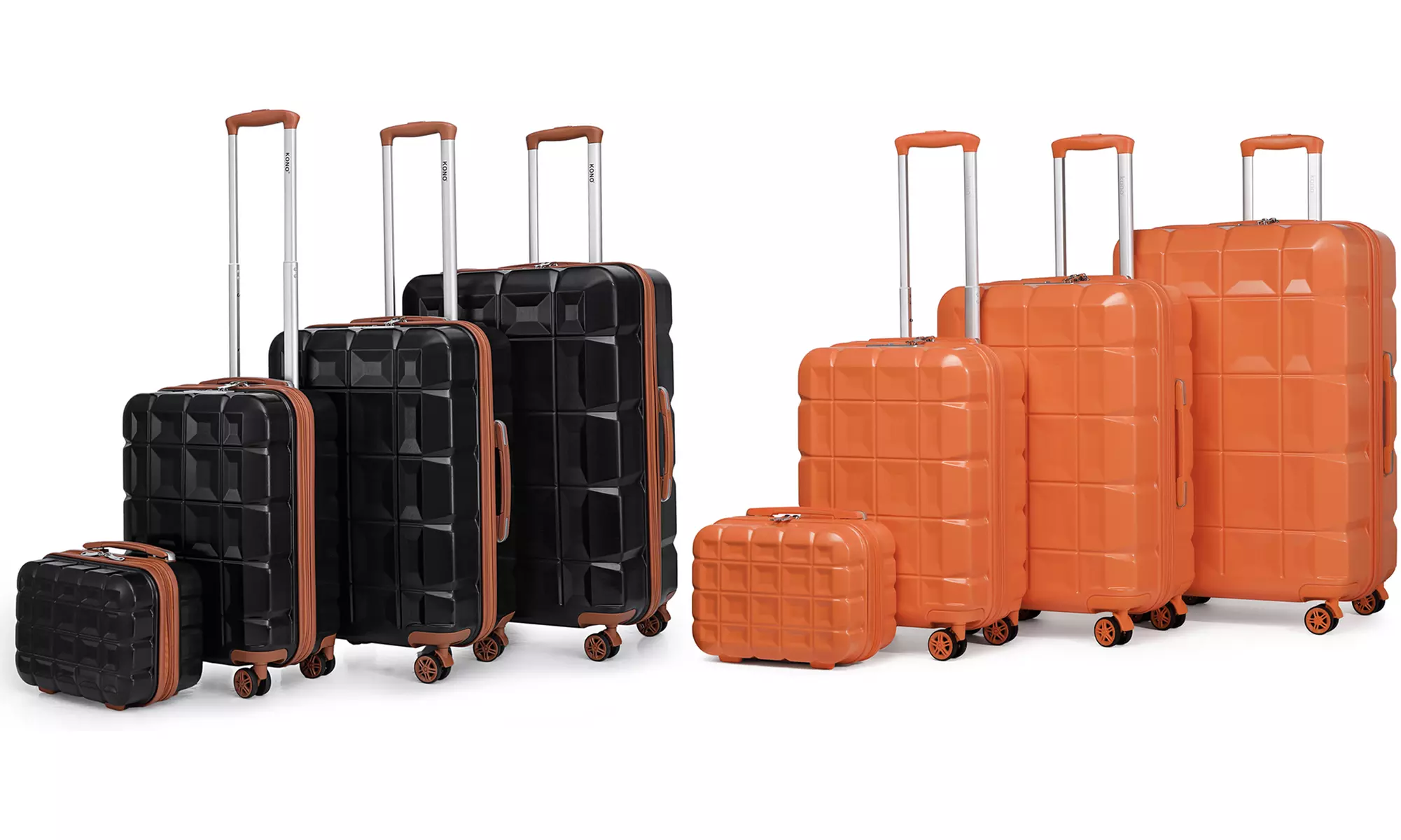 Valise ABS anti-rayures, poignée télescopique et serrure TSA, coloris et dimensions au choix, livraison offerte - Primary Image