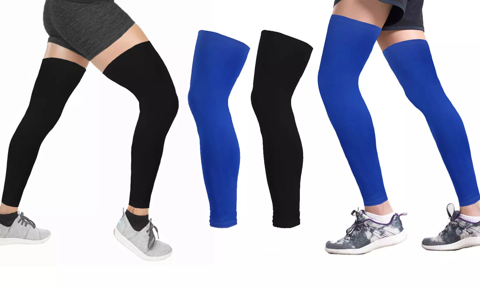 Shin Splint Support Copper-Infused Leg Compression Sleeves (1-Pair) - Primary Image