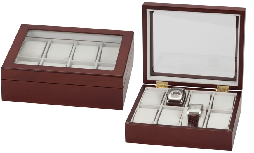 Image 9: Mele & Co Wooden Watch Box