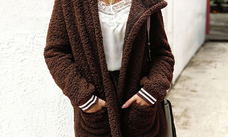 Image 16: Teddy Fleece Cardigan