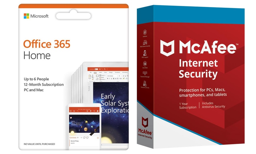 Image 2: Microsoft and McAfee Software