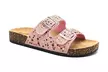 Alexis Bendel Peggy Women Double Buckle Straps Sandals Flip Flop Platform Footbed Sandals - Second Medium