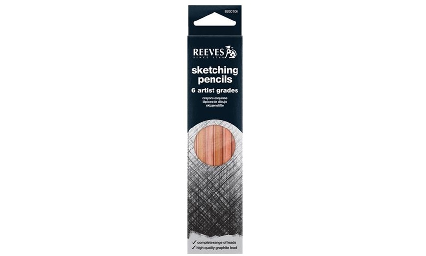 Image 2: 12 Reeves Sketching Pencils