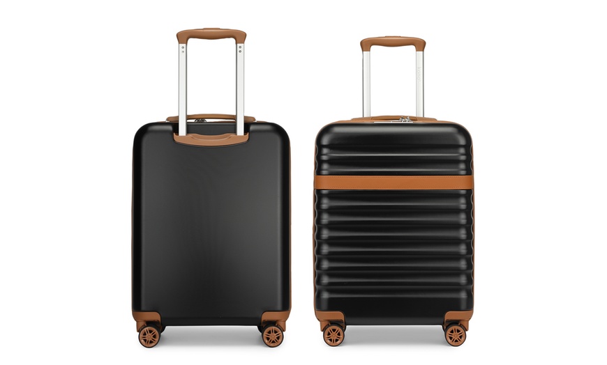 Image 2: Lightweight Hard Shell ABS+PC Suitcase with TSA Lock 