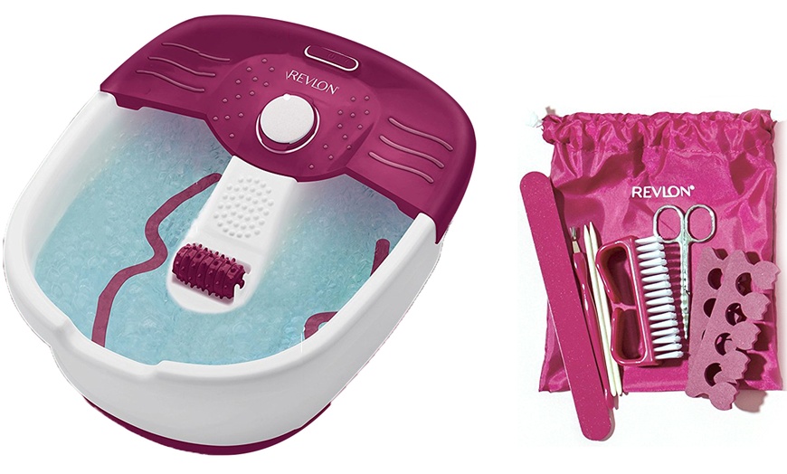 Image 1: Foot Spa and Pedicure Set