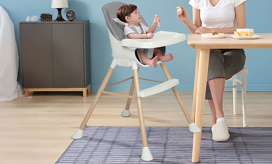 Image 9: Dekko Baby High Chair Adjustable Toddler Feeding Table 