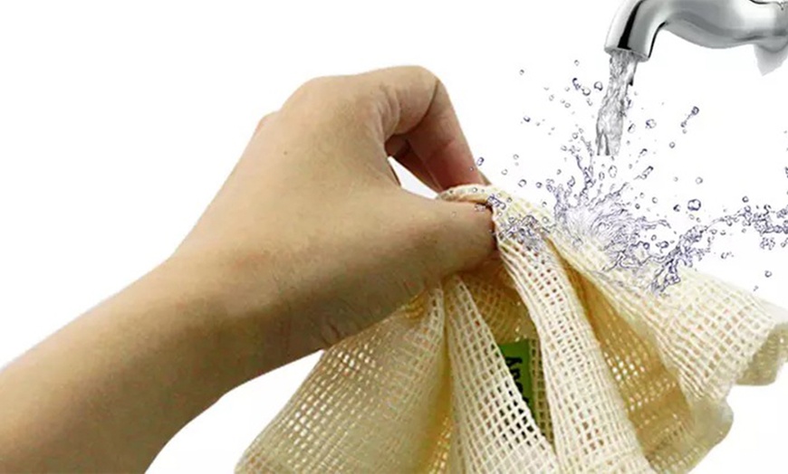 Image 7: Reusable Cotton Grocery Bags