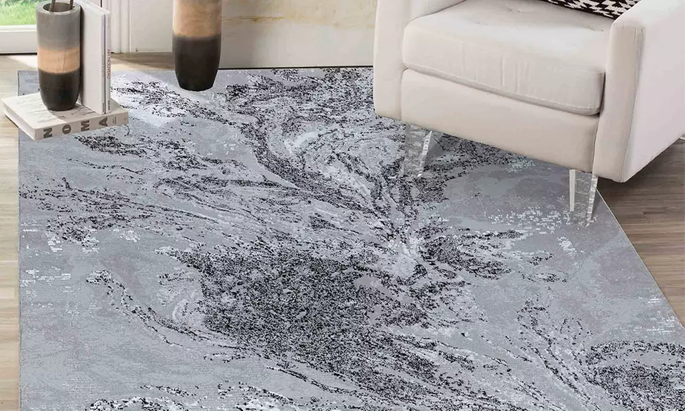 Abstract-Pattern Serenity Rug