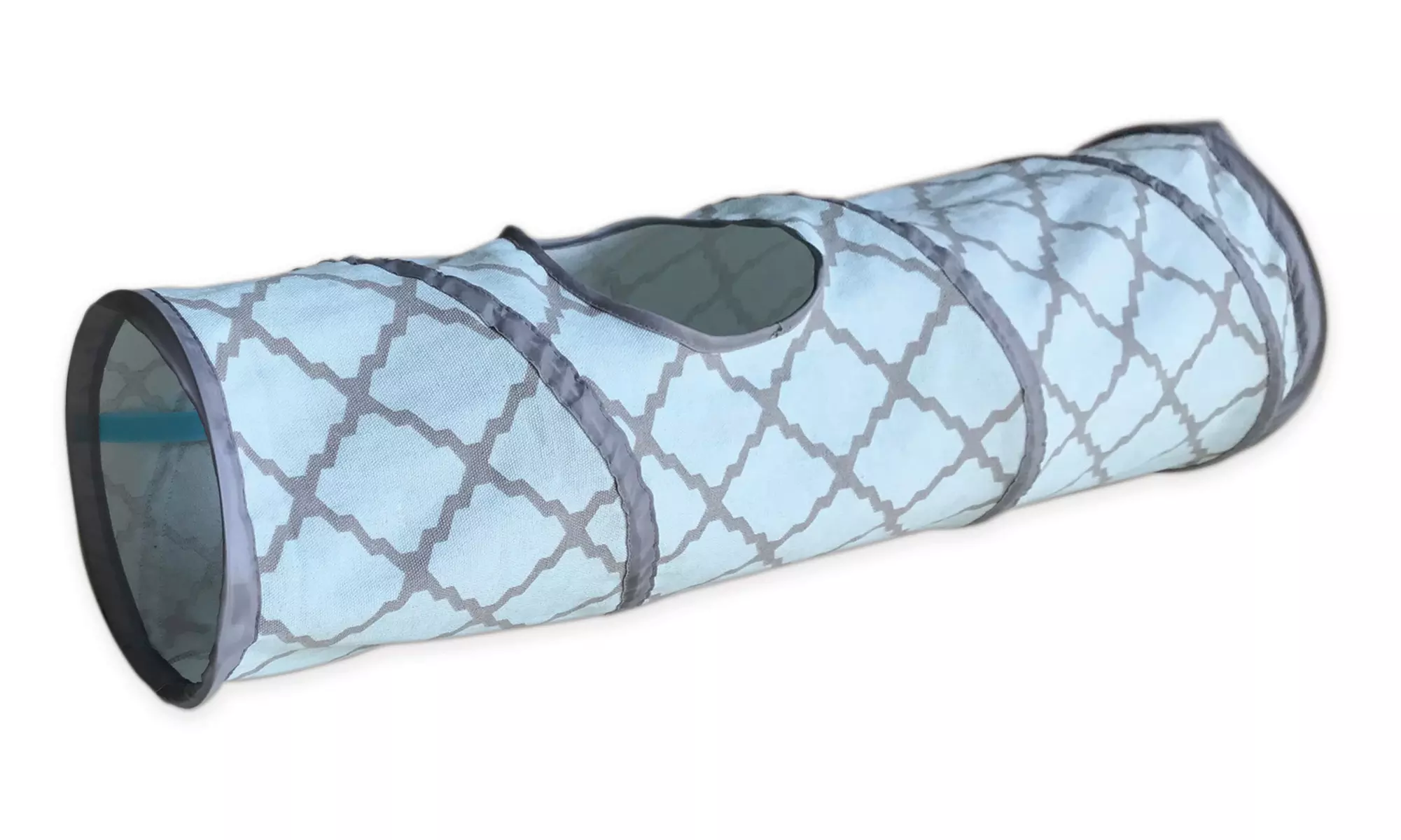 ASPCA 36"x 9" Polyester Cat Tunnel with Swatting Jingle Toy - Primary Image