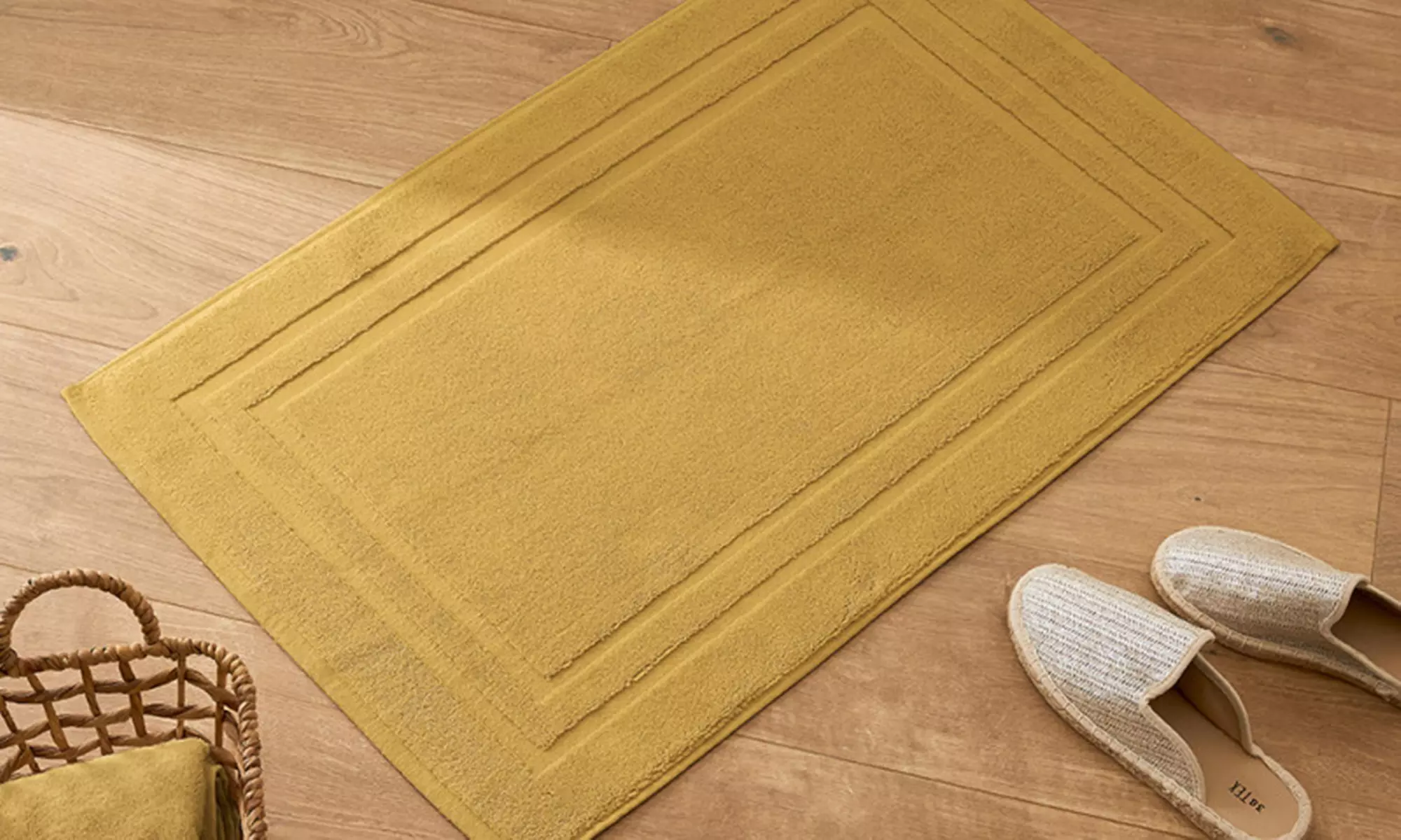 Tapis de bain en coton