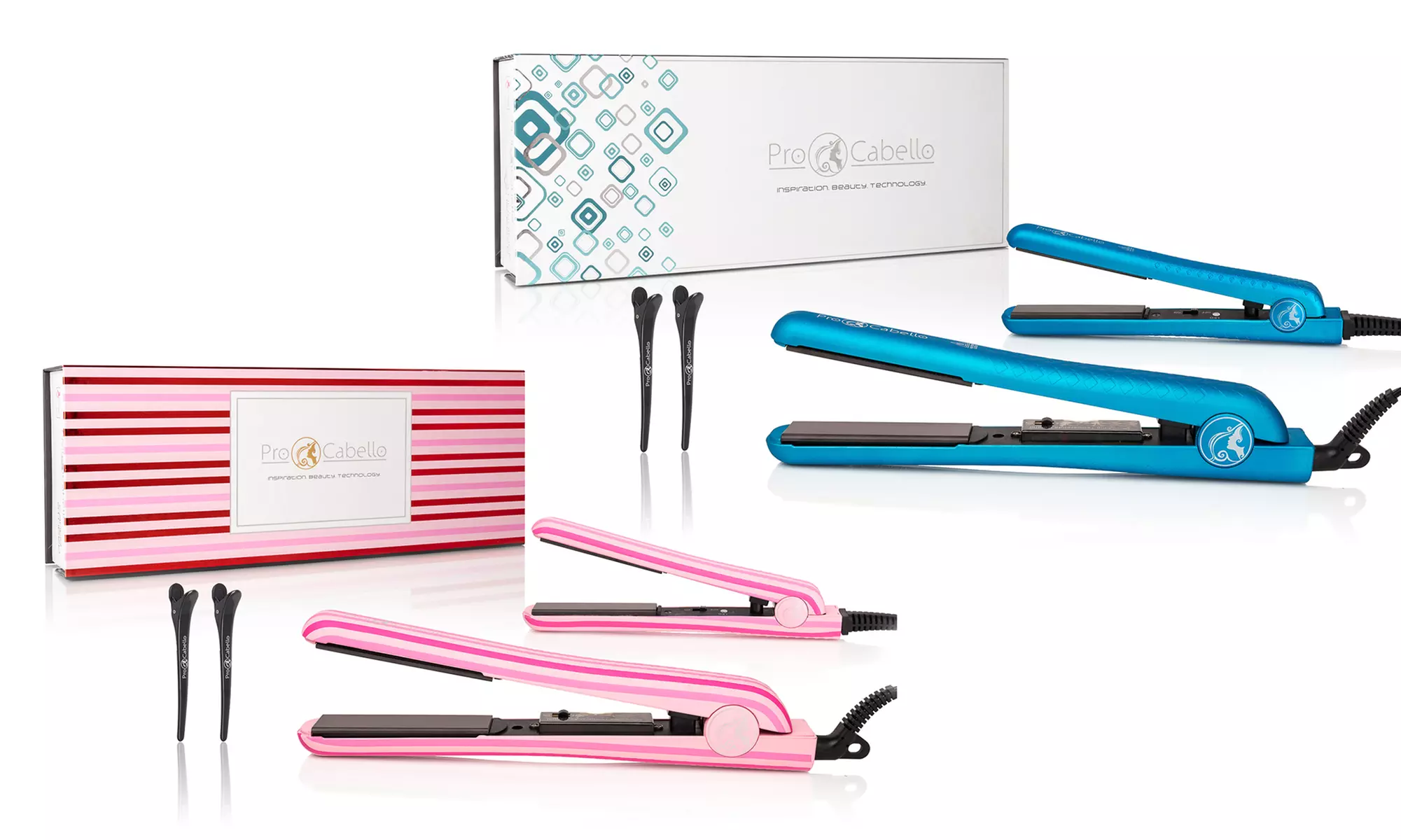 1.25" Professional Hair Straightener and 0.5" Travel Flat Iron Set (5-Piece) - Primary Image