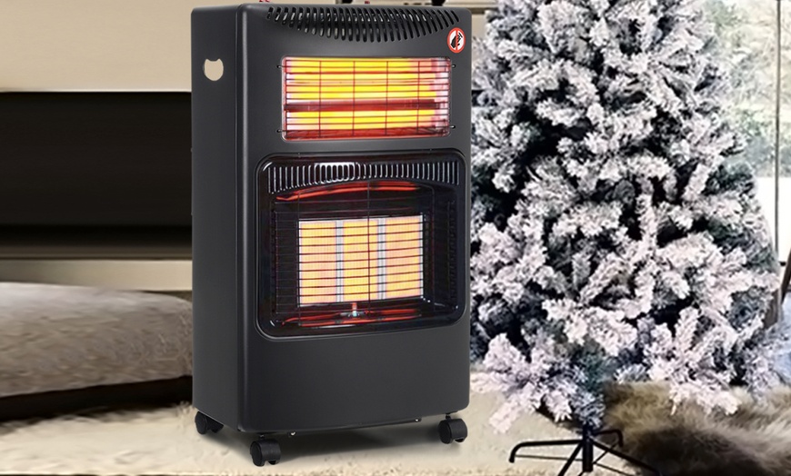 Image 6: Portable Indoor Gas Heater Ceramic Piezo Ignition