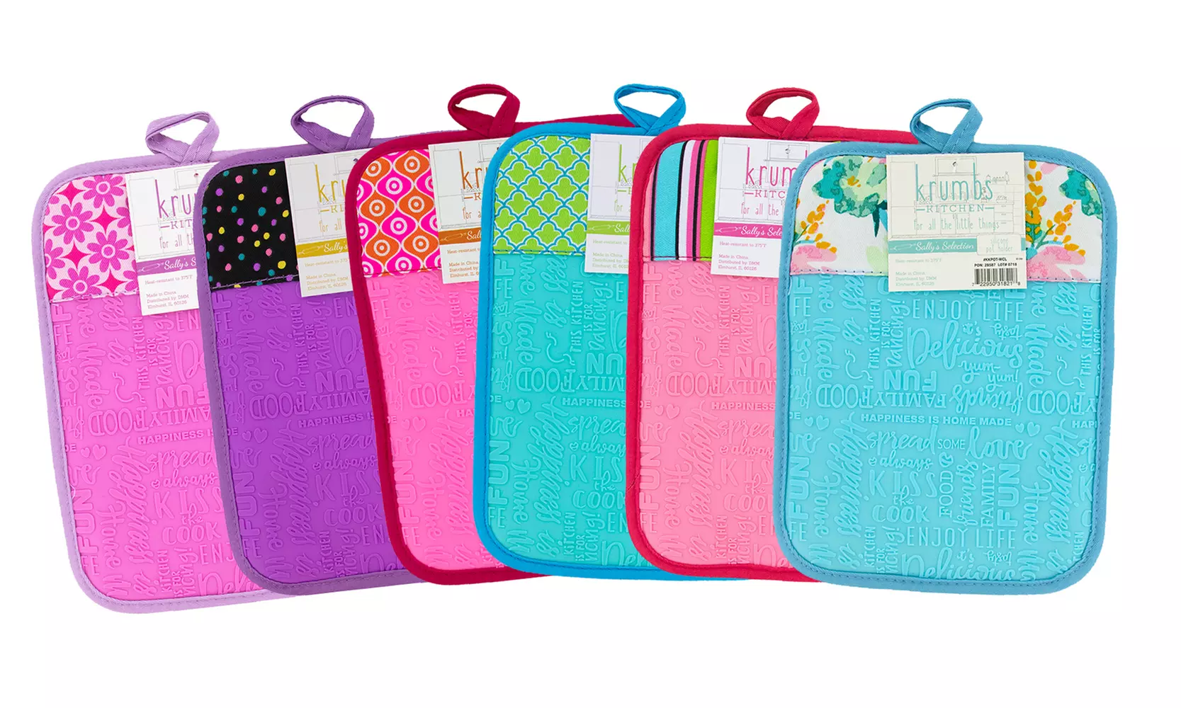 Krumbs Kitchen Designer Collection Silicone Pot Holders - Primary Image