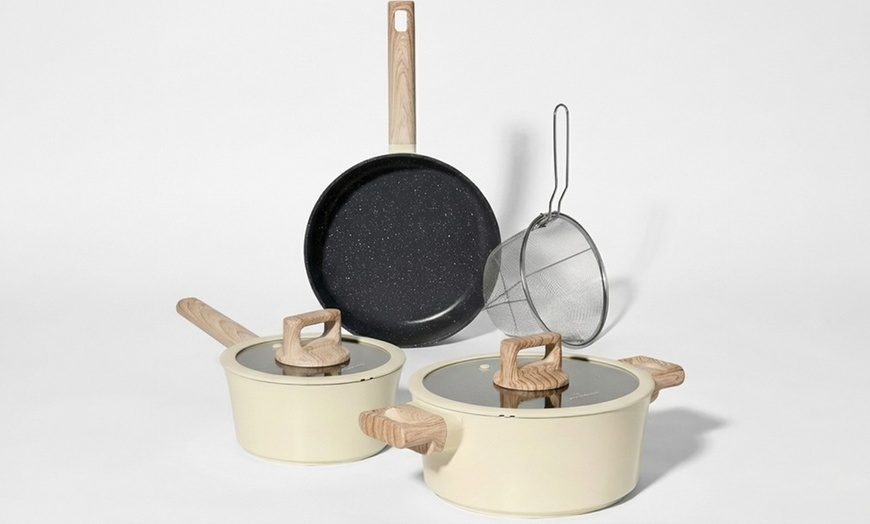 Image 18: Cocotte avec couvercle, batterie de cuisine de 6 ou 13 pièces