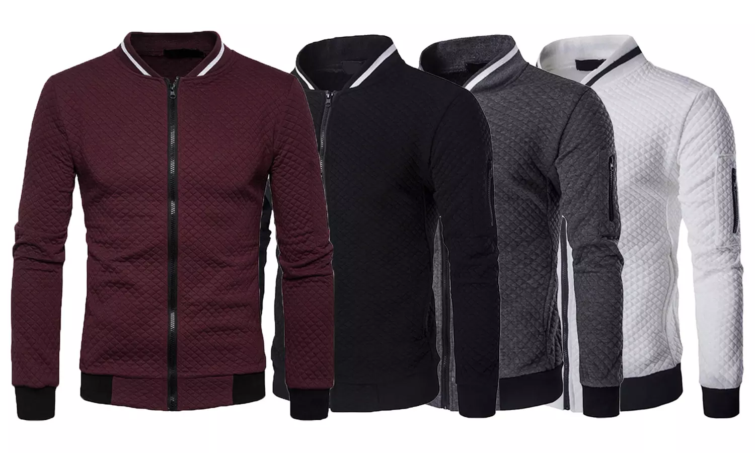 Blouson style Baseball de la collection Viktor pour homme - Primary Image