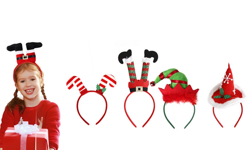 Image 1: One Or Six Christmas Headband Decorations