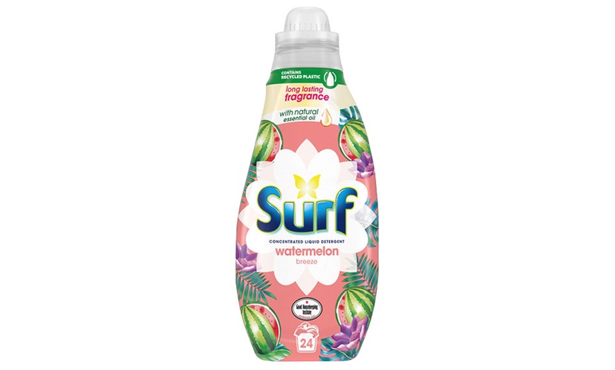 Image 2: 4 bouteilles de détergent liquide Surf au parfum durable