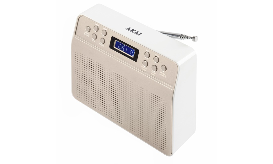 Image 4: Akai A60013R Portable DAB Radio