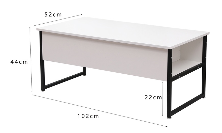 Image 6: Living Room Lift-Up Coffee Table