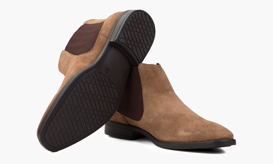 Image 3: Redfoot Men's Suede Chelsea Boots