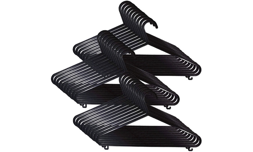 Image 2: Coat Black Hangers