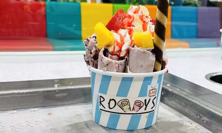 One, Two Rolly's Ice cream at Rollys Rolls