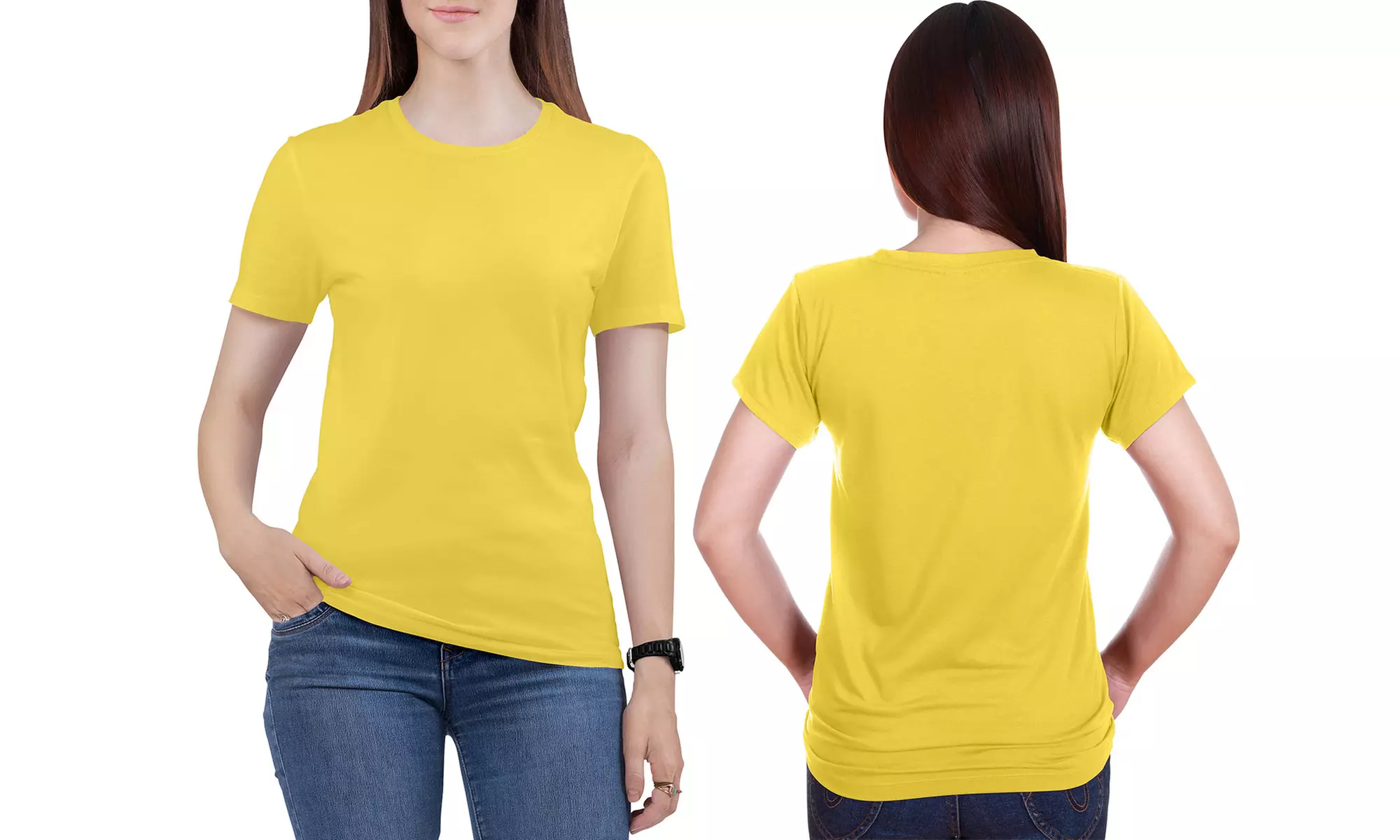 Soft Cotton Solid Colour Basic T-Shirt