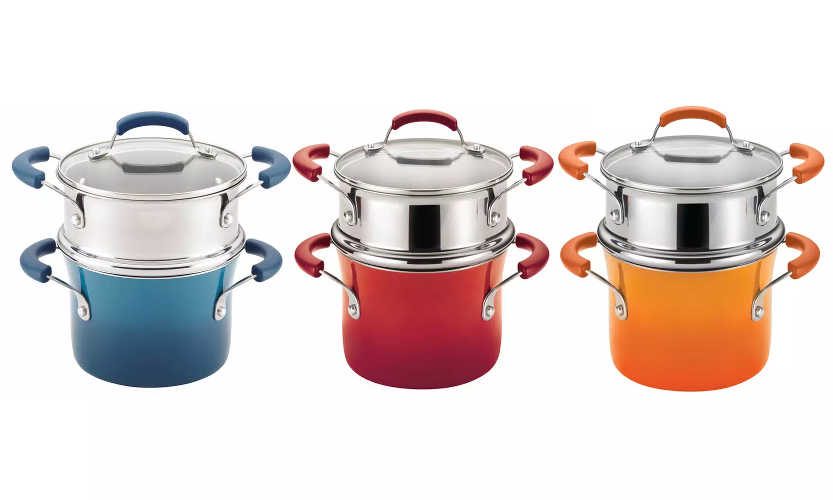 Rachael Ray Aluminum Non-Stick Covered Steamer Set (2-Piece) - Primary Image