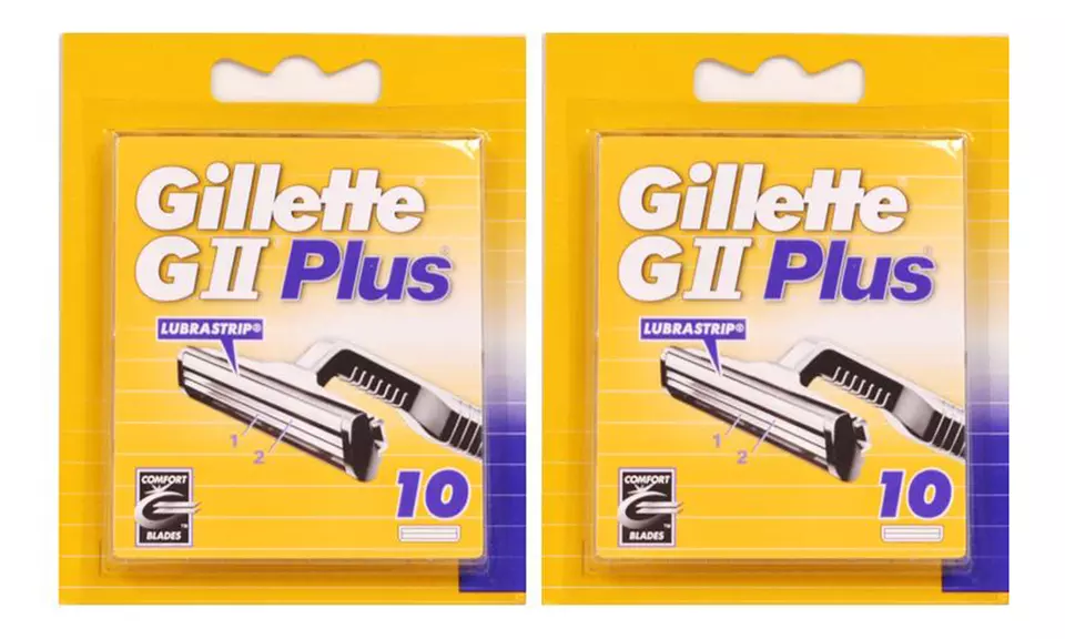 10 o 20 hojas de afeitar Gillette GII Plus - Second Medium