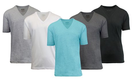 Men's 100% Egyptian Cotton V-Neck Undershirts (3-Pack)