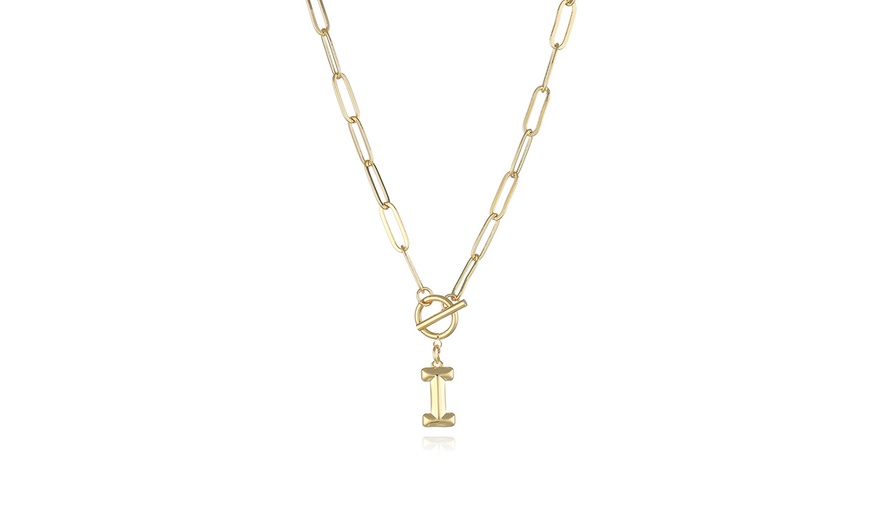 Image 10: Collier avec pendentif initiale