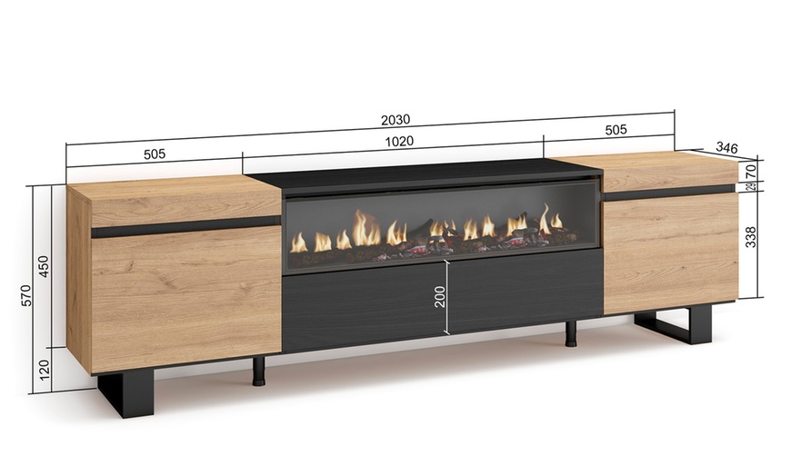 Image 30: Module TV style industriel 