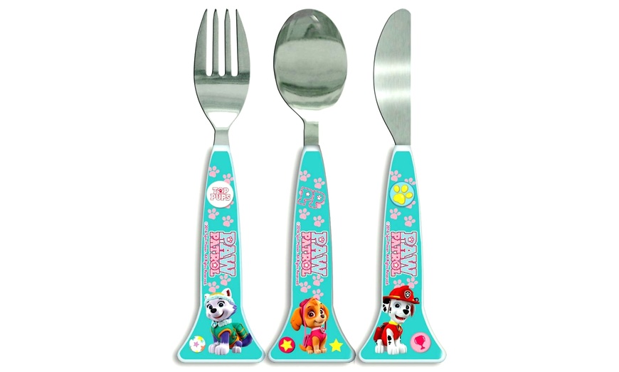 Image 8: 3-Piece Kids Licensed Cutlery Set