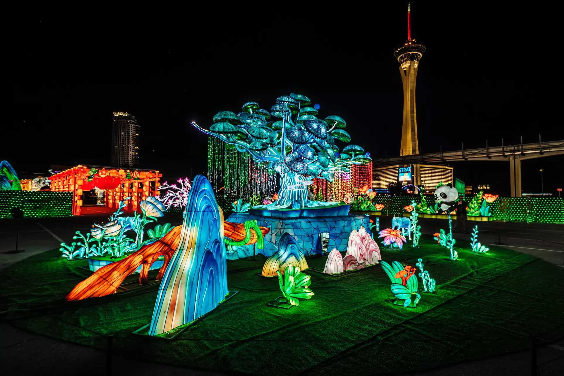 Explore GlowFest in Las Vegas w/ Unique Lights, Food Delights & Fun