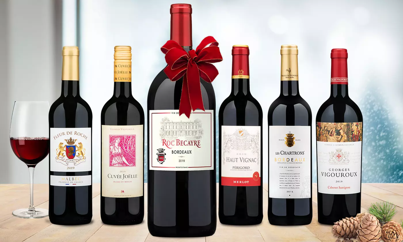Five French Red Wines and One Magnum of French Red Wine from Wine Insiders (68% Off) - Primary Image